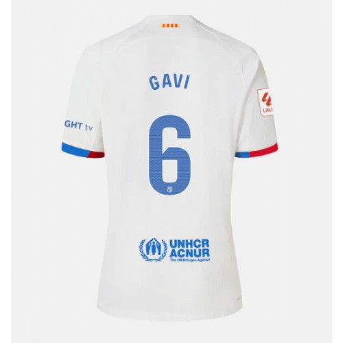 Maillot de foot Barcelona Paez Gavi #6 Extérieur Femmes 2023-24 Manches Courte